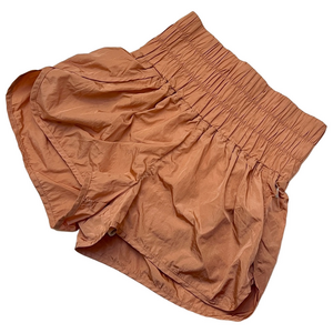 FP Movement by Free People The Way Home High Waist Terracotta Shorts